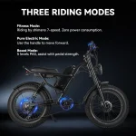 high quality electric bike with 3 speed modes