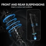 high quality electric bike with dual suspension