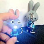 Judy Rabbit Mini LED and Sound Keychain