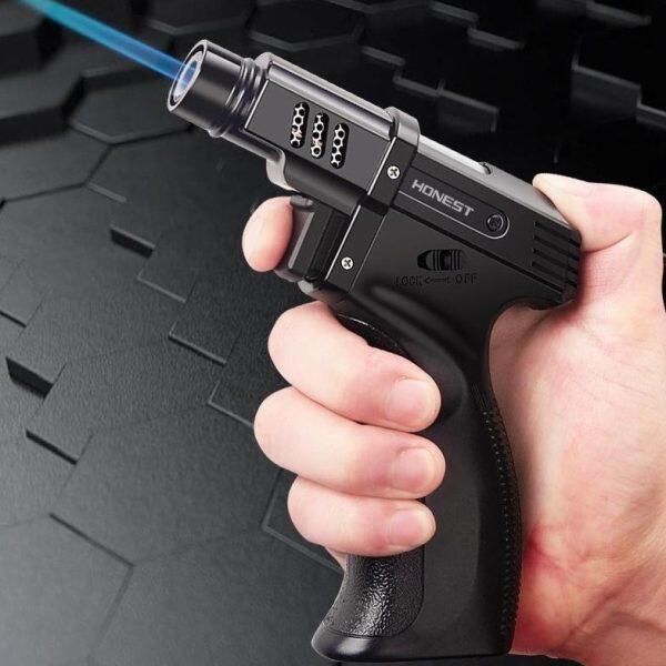 cheap gas blue flame lighter that is easy to light on