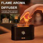 USB Essential Oil Diffuser with Simulation Flame Effect - Image 2