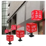 High resolution Cube LED Display with various dimensions