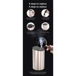 Waterless essential oil diffuser with easy bottle replacement