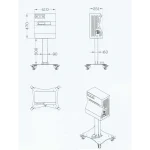 interactive portable system for floor that is very small and lightweighted