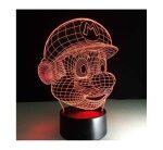 Super Mario - 3D Optical Illusion LED Hologram Lamp