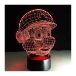Super Mario - 3D Optical Illusion LED Hologram Lamp