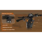 electric scooter with advanced safety features