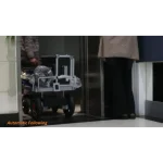 robot with automatic human following system