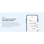 password manager with encrypted notebook