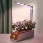 planting machine with LED grow light