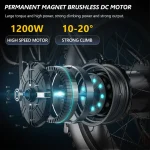 electric bike with a high-speed motor