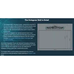 wall-mounted version of holographic 3D projector