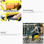 electric bike with convenient and sleek design
