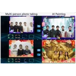 photo booth with artistic filter