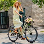 electric bike with a retro design