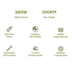 electric bike with 27.5 inch wheels