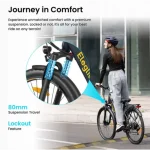 electric bike with trekking design