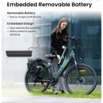 electric bike with removable battery