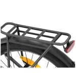 electric bike with a sturdy rack