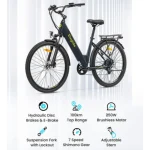 electric bike with suspension fork