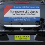slim car led display