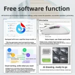 ergonomic rechargeable mouse