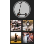 10 inch pneumatic tire electric scooter