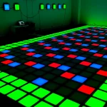 indoor pixel grid panel