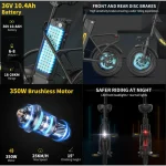 Hidoes C5 Folding Electric Bike - Image 8