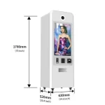 32‑inch touch screen booth