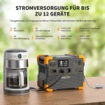 portable power generator with a lot of ports