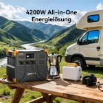 PECRON E3800LFP Expandable Portable Power Station 4200W (3840Wh) with Free Cart - Image 4